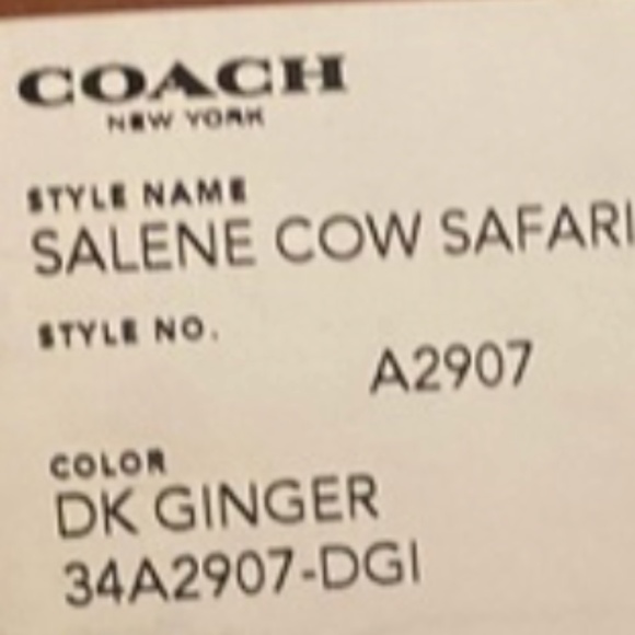 Coach Salene Cow Safari Leather Stiletto Booties - Picture 11 of 11